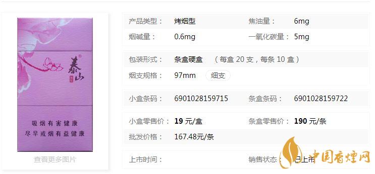 泰山顏悅多少錢一盒價格？泰山顏悅香煙價格大全2020