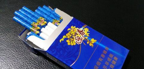 長白山(藍尚)香煙價格表圖，長白山迎春細煙價格