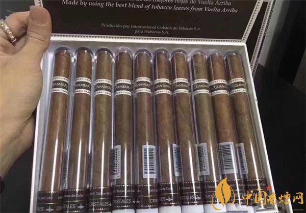 古巴雪茄(關塔納摩水晶筒)價格表圖 關塔納摩水晶筒10支裝多少錢